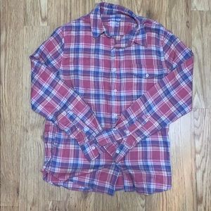 Plaid long sleeve shirt